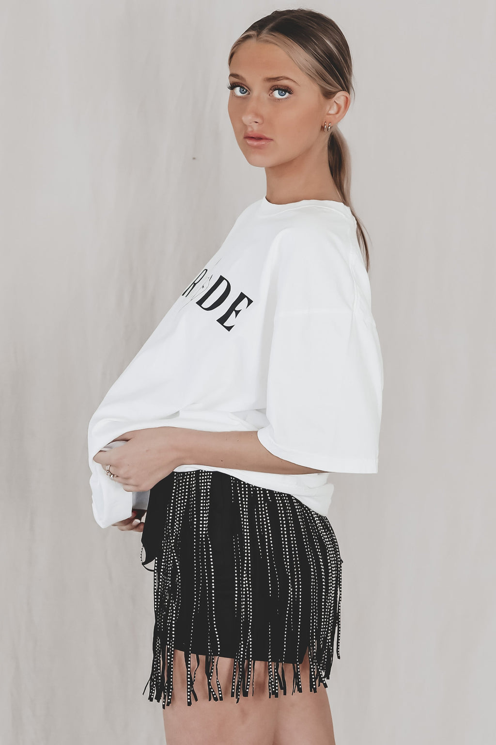 Bridal Wedding Finger White Tee